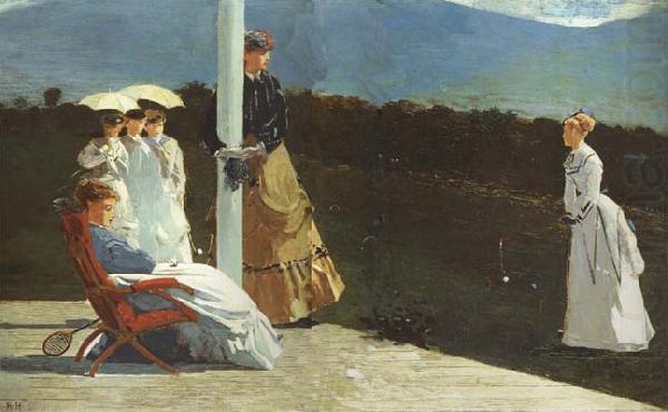 Winslow Homer The Croquet Match (mk44) china oil painting image